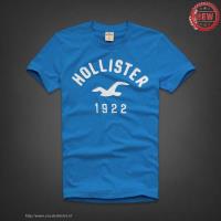 heren hollister korte tees letter logo 1922 blauw Echt Online q3fjx990