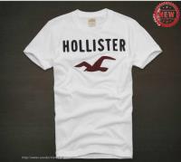 heren hollister korte tees logo wit rood Stopcontact mhyad809