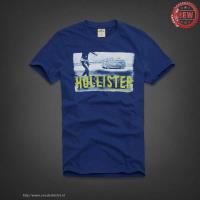 heren hollister korte tees santa monica blauw Utrecht Shop m052b713