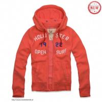 heren hollister pullover full-zipper 1922 open surf oranje rood Hoge Quaity iy7b4320