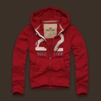 heren hollister pullover full-zipper 22 rood Originele Prijs ldshf697