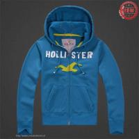 heren hollister pullover full-zipper letter logo blauw Hoge Quaity kxpdn722