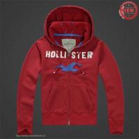 heren hollister pullover full-zipper letter logo rood Betaalbare 7r5qu297