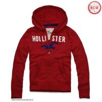 heren hollister pullover full-zipper letter logo rood blauw Originele Sale lbfkb137