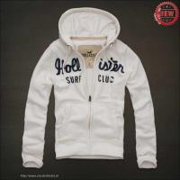 heren hollister pullover full-zipper surf club wit Kleren Tim 0cq84836