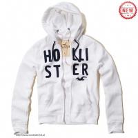 heren hollister pullover full-zipper wit Lage Prijs tleg5555