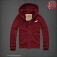 heren hollister pullover knop logo rood Store Haarlem r8kdh344