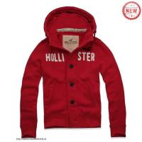 heren hollister pullover knop rood Rotterdam Shop 19m9d653