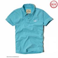 heren hollister solide polo tees blauw wit Kleren Tim u36xf462