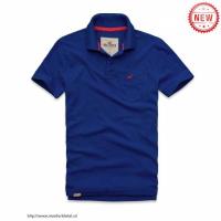 heren hollister solide polo tees small zeemeeuw logo blauw Store Tilburg smwr3641