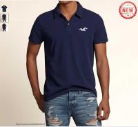 heren hollister solide polo tees zeemeeuw logo koningsblauw Overhemd Amsterdam vslq2169