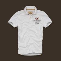 heren hollister solide polo tees zeemeeuw logo wit On Sale Goedkoop yz9hx623