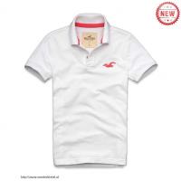 heren hollister solide polo tees zeemeeuw logo wit rood Nieuwe Aankomst trupi787