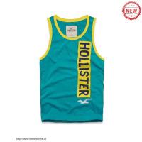 heren hollister tanktop blauw geel logo Shop Hoenzadriel 017wp773