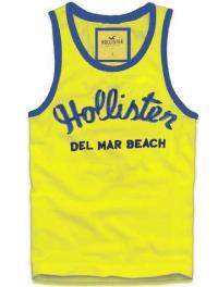 heren hollister tanktop geel del mar beach Winkel Haarlem gmn3a293