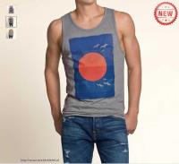 heren hollister tanktop grijs sun pattern Meer Betaalbare ms6hb603