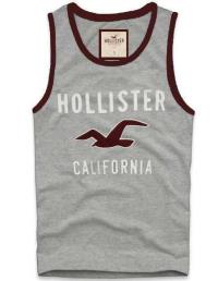 heren hollister tanktop lichtgrijs maroon california Almere Stad Shop r22we215