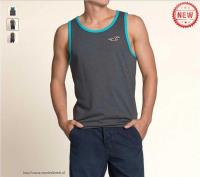 heren hollister tanktop logo grijs Outlet Sale 2hb9d340