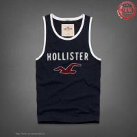 heren hollister tanktop logo koningsblauw Overhemd Carnaval en20r770