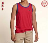 heren hollister tanktop rood logo Uit De Kleren Gaan u0e2o597