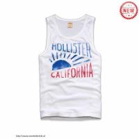 heren hollister tanktop wit california Overhemd Knutselen vxmn9644