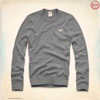 heren hollister truien crewneck grijs Kleren Ontwerpen ga8mx978