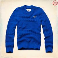 heren hollister truien crewneck lichtblauw Hete Verkoop vc256720