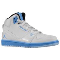 jordan 1 flight 2 jordan voor kleine jongens basketbal schoenen wit legend blauw zwart ice blauw Nieuwe Website o03mv658