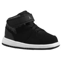 jordan 1 flight 3 jordan voor mini jongens basketbal schoenen zwart wolf grijs zwart Goedkope Rotterdam fw2g4242