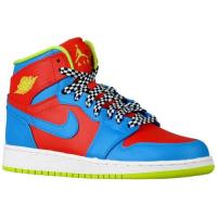 jordan aj 1 high jordan voor grote jongen basketbal schoenen challenge rood cyber photo blauw wit Goede Schoenen xabc0846