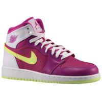 jordan aj 1 high jordan voor grote meisje basketbal schoenen fuchsia flash liquid lime wit Rotterdam Centrum 1rjpi465