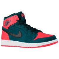 jordan aj 1 high jordan voor heren basketbal schoenen teal zwart infrarood 23 wit Officiële Website 249bd302