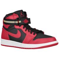 jordan aj 1 high strap jordan voor heren basketbal schoenen zwart gym rood wit On Sale Betaalbare ec3um405