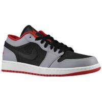 jordan aj 1 low jordan voor heren basketbal schoenen zwart cement grijs gym rood Nieuwe Online pqamb881