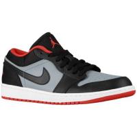 jordan aj 1 low jordan voor heren basketbal schoenen zwart gym rood cool grijs Goedkope Site 4soxv442