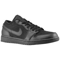 jordan aj 1 low jordan voor heren basketbal schoenen zwart zwart zwart Mode Vintage 7q10v210