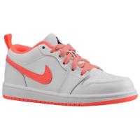 jordan aj 1 low jordan voor kleine meisjes basketbal schoenen wit zwart hot lava retro Fashion Prijs bn84f846