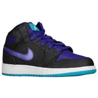 jordan aj 1 mid jordan voor grote jongen basketbal schoenen zwart zwart grape ice nieuw emerald Shop Utrecht ctic0702