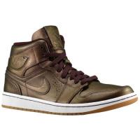 jordan aj 1 mid nouveau jordan voor heren basketbal schoenen deep burgundy wit gum licht bruin Prada Schoenen p077t181