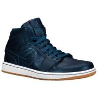 jordan aj 1 mid nouveau jordan voor heren basketbal schoenen space blauw space blauw wit gum licht b Nieuwe Online ic3m0597