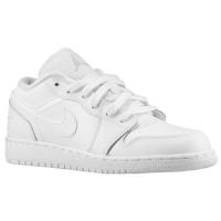 jordan aj1 low jordan voor grote jongen basketbal schoenen wit metallic silver Hot Verkoop Mode zkkem660