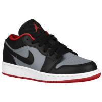 jordan aj1 low jordan voor grote jongen basketbal schoenen zwart gym rood cool grijs Winkelstraat 2ad9b278