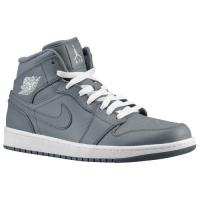 jordan aj1 mid jordan voor heren basketbal schoenen cool grijs wit cool grijs Schoenen Trail wksjj165