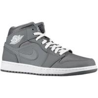 jordan aj1 mid jordan voor heren basketbal schoenen cool grijs wit cool grijs Schoenen Outlet 8smzu826