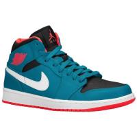 jordan aj1 mid jordan voor heren basketbal schoenen tropical teal infrarood 23 zwart wit 2017 Nederland yzeth265