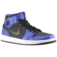 jordan aj1 mid jordan voor heren basketbal schoenen zwart donker concord Hele Goedkope 9eff9746