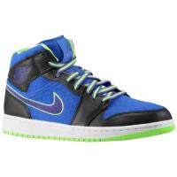 jordan aj1 mid jordan voor heren basketbal schoenen zwart game royal flash lime court purple Goedkoop Online aw6dk354