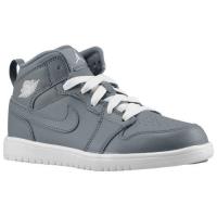 jordan aj1 mid jordan voor kleine jongens basketbal schoenen cool grijs cool grijs wit Winkel Ebay 4df03697