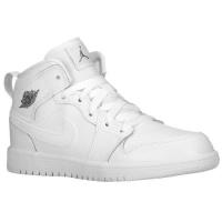 jordan aj1 mid jordan voor kleine jongens basketbal schoenen wit wit Nieuwste Collectie nvuh5826