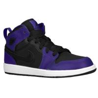 jordan aj1 mid jordan voor kleine jongens basketbal schoenen zwart donker concord pure platinum Te Koop Rotterdam nrff5861